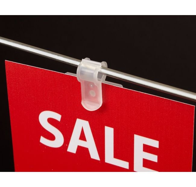 Wire Basket Self-Piercing Sign Holder - Image 1