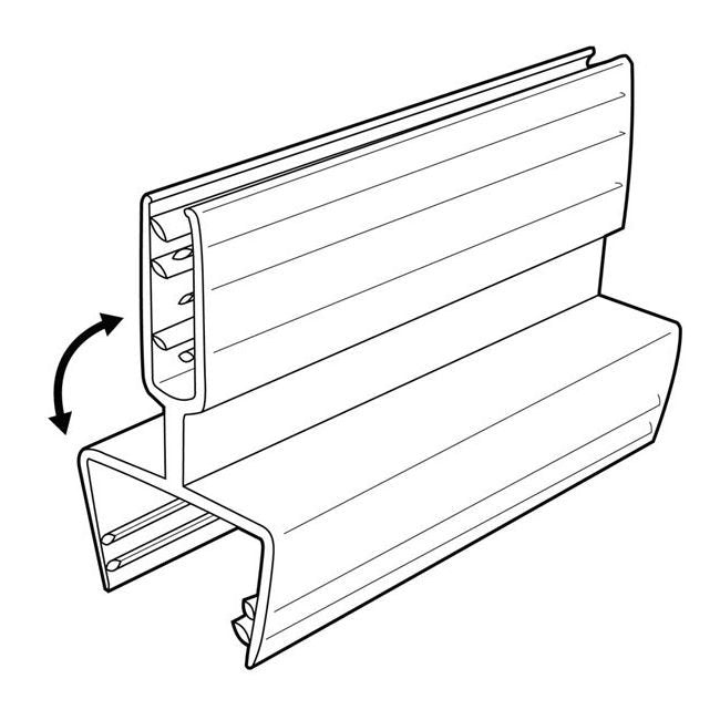 Durable Hinged Gripper Square Edge Sign Holder - Image 2