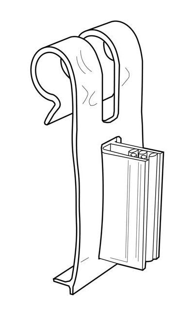 Flag Sign Holder for Wire Fixtures - Image 2