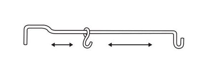 Adjustable Hook Aisle Sign Arm Hanger - Image 2