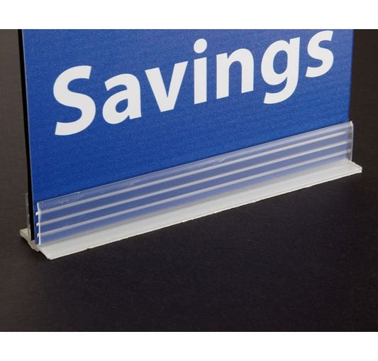 Heavy Duty Gripper Sign Holder - Wide Base, 1" Length - Image 1
