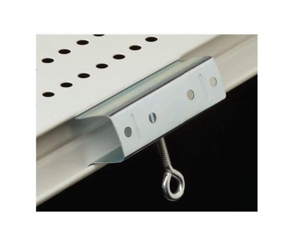 Heavy-Duty Metal Shelf Channel Adapter with Screw - Image 1