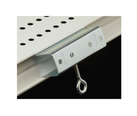 Heavy-Duty Metal Shelf Channel Adapter with Screw - Image 1