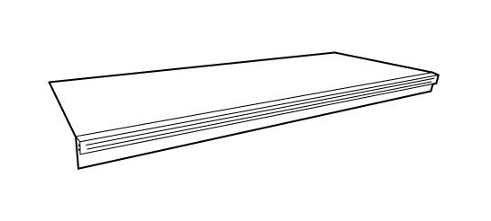 Gripper Shovel Base Sign Holder - Clear PVC, 11" Length - Image 2