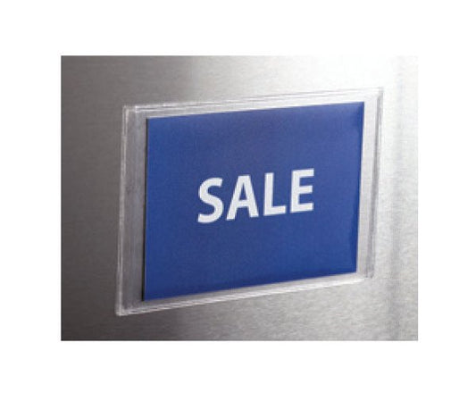 6" Clear Vinyl Pouch with Adhesive Backing - Image 1
