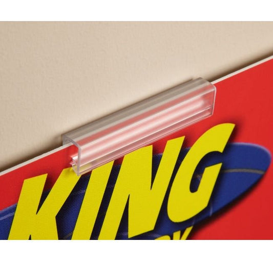 Heavy Duty Gripper Flush Sign Holder, 3" Length - Image 1
