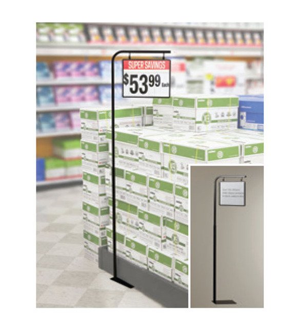 Adjustable 7" Frame Height Pallet Sign Holder - Image 1