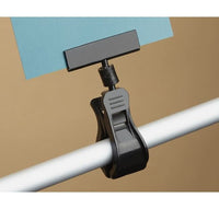 Heavy Duty Black Clip-On Knuckle Sign Holder