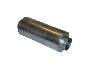 144 Inch (in) Length Galvanized Art Round Silencer - Image 1