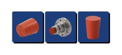 High-Temp Silicone Tapered Plug for Coating Applications - Image 3