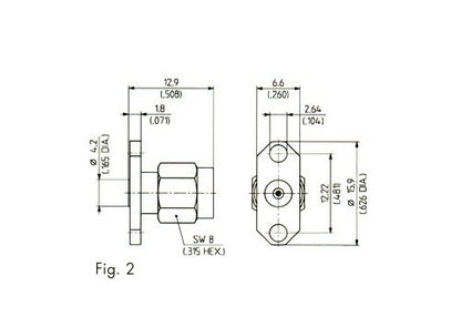 SK 2.9mm Precision Subminiature Panel Launchers (Female) - Image 2