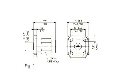 Precision Subminiature Panel Launchers (Male Connector) - Image 2