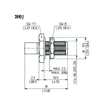 SK Precision Subminiature Straight Cable Connectors - Image 2