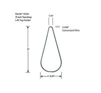 Teardrop Lift Ticket Holder