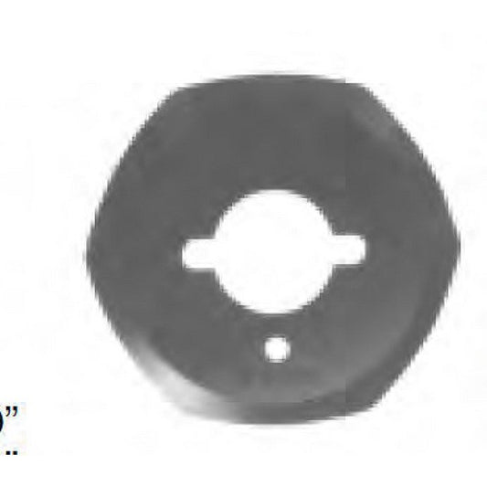 Diamond Needle Corp. P79037 10 Inch Round Slitting Blade - Image 1