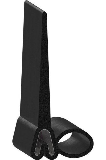 Uni-Grip RV Slide-Out Seal - 1.220" x 2.650" - Black - Image 1