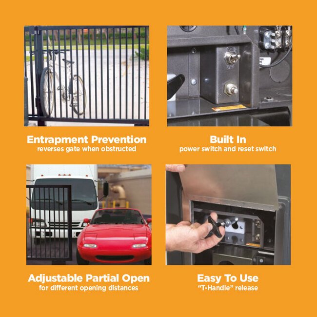 DKS 9000 1/2 HP Motor Slide Gate Operator - Image 3