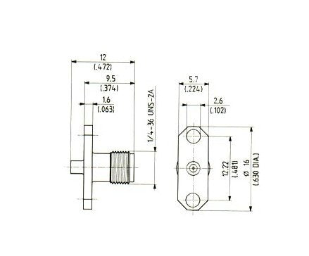 SMA Straight Panel Cable Plugs (Female) - Image 2