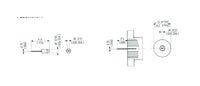 SMA Tab Contact Transition Pins for Flush Launchers - 10 Pack Gold Plated