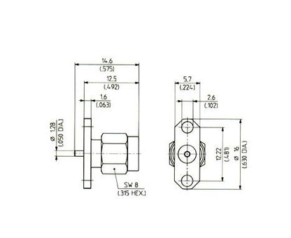 Male SMA Panel Launchers - Image 2