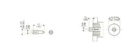 SMA Slotted Contact Transition Pins for Recessed Launchers - Pack of 10