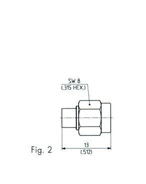 SMA Straight Cable Plugs (Male) for EZ 141 with Pin - Image 2
