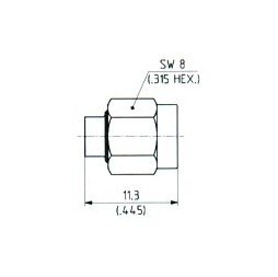 EZ 141 Straight Cable Plugs (Male) - Image 2