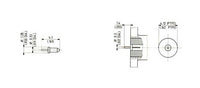 SMA Pin Contact Transition Pins for Recessed Launchers