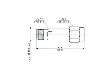 SMA Subminiature Straight Adaptors (M-F) - Image 2