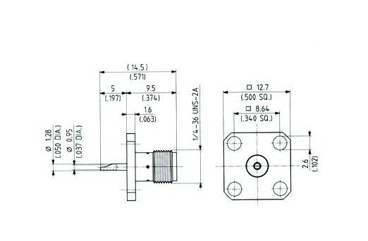 Gold-Plated SMA Female Jack Receptacles with Solder End - Image 2