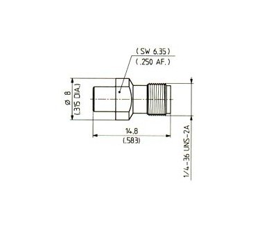 50 Ohm SMA Termination, Female Jack Connector - Image 2