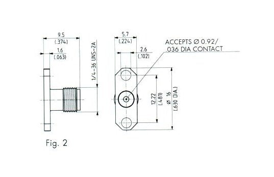 SMA Panel Jack Launchers with Interchangeable Transition Pins - Image 3
