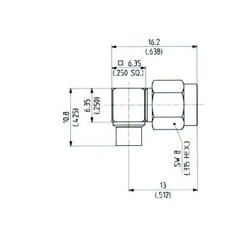HUBER+SUHNER EZ 141 Right Angle Cable Plugs (Male) - Image 2