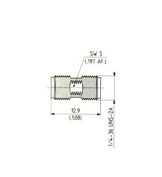 SMA Straight Adaptors (Jack to Jack, Female) - Image 2