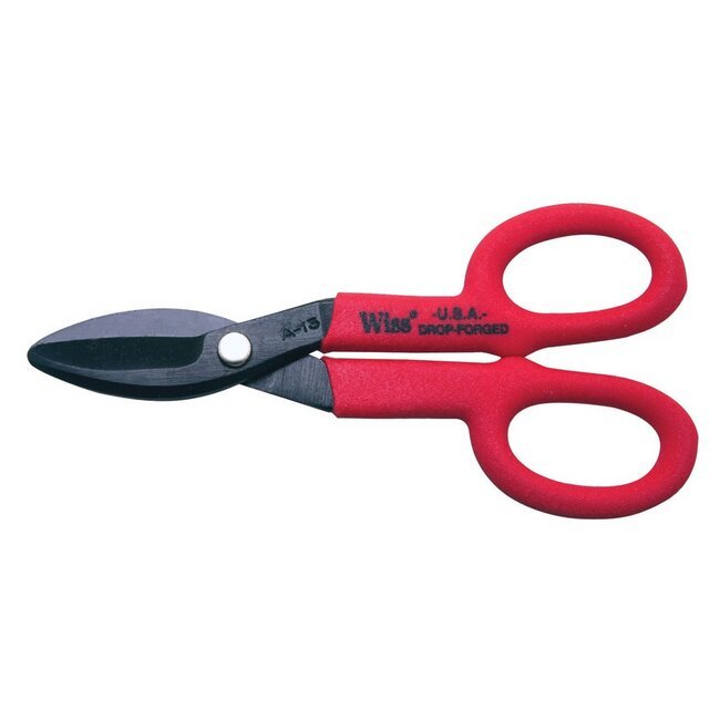 Wiss Solid Steel Tinners Snip - 7-Inch Cutting Tool - Image 1
