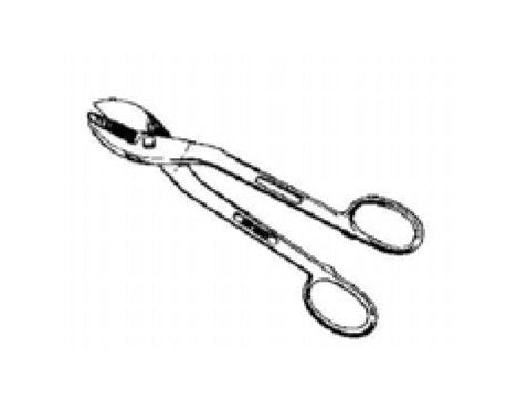 Diamond Needle Corp. WA11 Straight Pattern Solid Steel Tinner's Snipping Cutter - Image 1