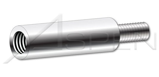 1/4 Inch (in) Diameter ) AISI 303 Stainless Steel (18-8) Round Male-Female Standoff - Image 1