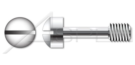 Stainless Steel Style 4 Fillister Head Slotted Drive Captive Panel Screw - Image 1