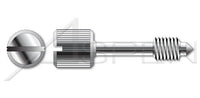 Stainless Steel Style 2 Knurled High Head Chamfered Shoulder Slotted Drive Captive Panel Screw