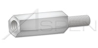 Aluminum Metric 4.5 Millimeter (mm) Style Across Flats Hex Male-Female Standoff