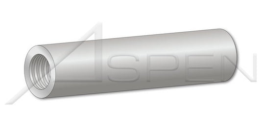1/4 Inch (in) Diameter Aluminum Round Female Standoff - Image 1