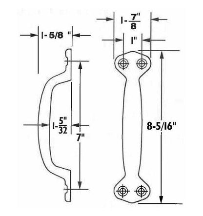 Durable Chrome Plated Assist Handle - Solid Zinc Die-Cast - Image 2