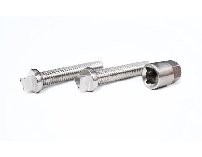 (1) Key and (2) Lock Bolts M8(8mm) Light Bar Lock Kit - Image 1