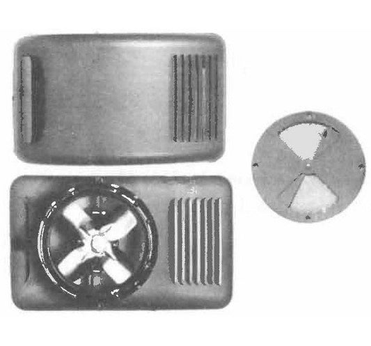 12V Steel Exhaust Ventilator with Grille Screen - Image 1