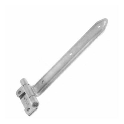 Steel Narrow Bracket Side & Rear Door Hinges - Zinc Plated, Embossed Strap - Image 1