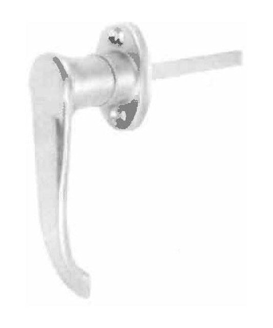 Heavy Duty Non-Locking Lever Handle - Chrome Finish - Image 1