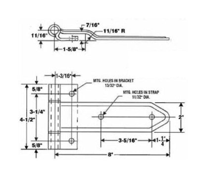 Stainless Steel 270-Degree Swing Reverse Over The Seal Hinge - Image 2