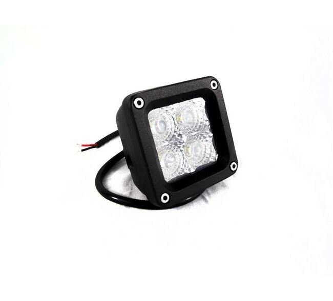 Heavy Duty 3x3 HD 20W 4-LED Quad Spot Light Pair - Image 1