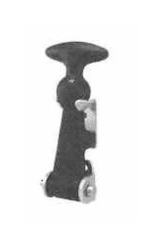 Stainless Steel Regular Size Rubber Hood Latch with Flexible Bracket - Image 1