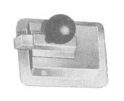 Flush Paddle Handle Latch with Inside Safety Release - Image 1